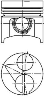 Поршень KOLBENSCHMIDT 40410620