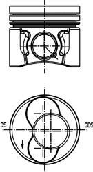 Поршень, комплект VW/SKODA/SEAT Golf,Caddy,Jetta,Touran,Passat 1,9TDI 1-2 цил. 04- KOLBENSCHMIDT 40421600 (фото 1)