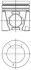 Piston 41166600 KOLBENSCHMIDT 41166600