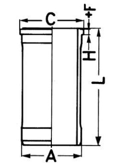 Гільза циліндра KOLBENSCHMIDT 88850110