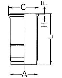 Гильза цилиндра KOLBENSCHMIDT 89427110