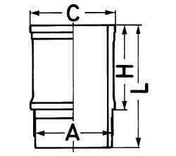 Гільза циліндра KOLBENSCHMIDT 89893110