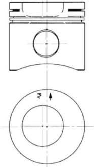 Ремонтный комплект, поршень / гильза цилиндра KOLBENSCHMIDT 90563960