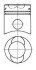 Поршень 91043700 KOLBENSCHMIDT 91043700