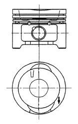 Поршень KOLBENSCHMIDT 92228600 (фото 1)