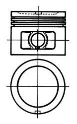 Поршень KOLBENSCHMIDT 92776600 (фото 1)