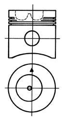 Поршень KOLBENSCHMIDT 93045600