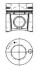 Поршень 93231600 KOLBENSCHMIDT 93231600
