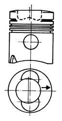 Поршень KOLBENSCHMIDT 93280600 (фото 1)