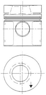 Поршень KOLBENSCHMIDT 93 951 600