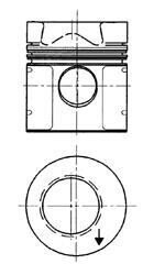 Поршень KOLBENSCHMIDT 94333600