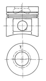 Поршень KOLBENSCHMIDT 99516600