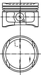 Поршень KOLBENSCHMIDT 99563600 (фото 1)