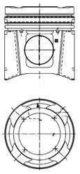 Поршень KOLBENSCHMIDT 99697600