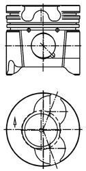 Поршень KOLBENSCHMIDT 99879601