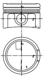 Поршень KOLBENSCHMIDT 99933620