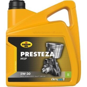 Олива моторна PRESTEZA MSP 5W-30 4л KROON OIL 35137