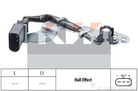 Датчик, положение распределительного вала KW 453 367