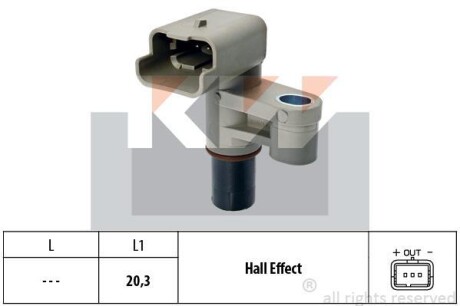Датчик положення розподільчого валу KW 453 462