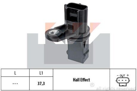 Датчик, скорость KW 453 498 (фото 1)
