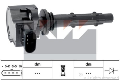 Катушка зажигания KW 470487