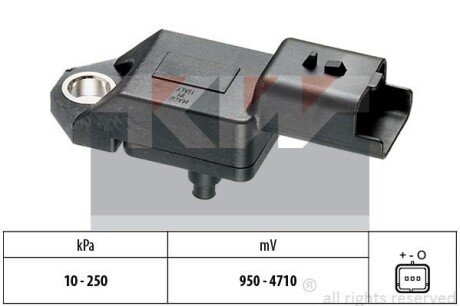 Датчик давления воздуха, высотный корректор KW 493 034