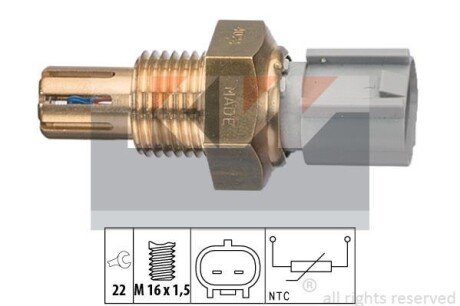 Датчик, температура впускаемого воздуха KW 494 024