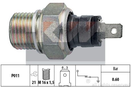 Датчик давления масла KW 500021