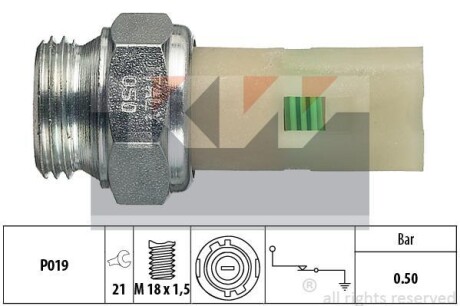 Датчик давления масла KW 500075