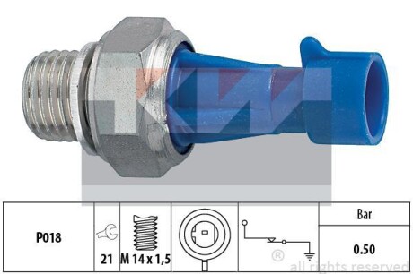 Датчик давления масла KW 500143