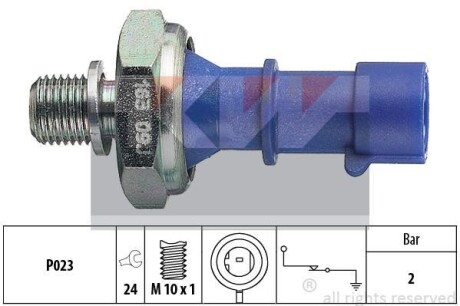 Датчик давления масла KW 500163 (фото 1)