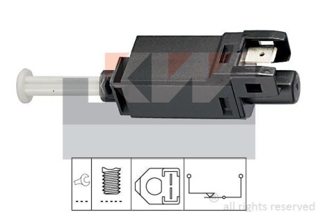 Выключатель фонаря сигнала торможения KW 510056