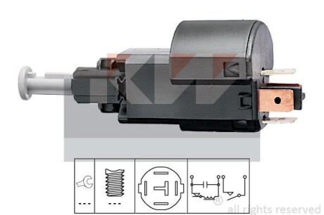 Выключатель фонаря сигнала торможения KW 510156