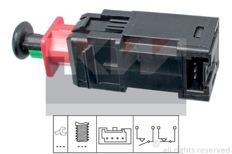 Выключатель фонаря сигнала торможения KW 510208