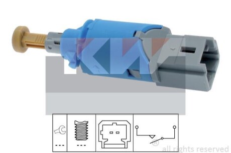 Выключатель, привод сцепления (Tempomat) KW 510224