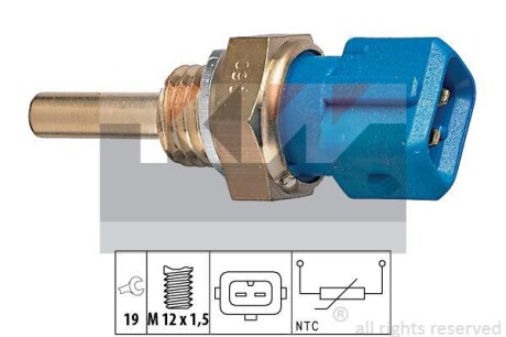 Температурный датчик охлаждающей жидкости KW 530128