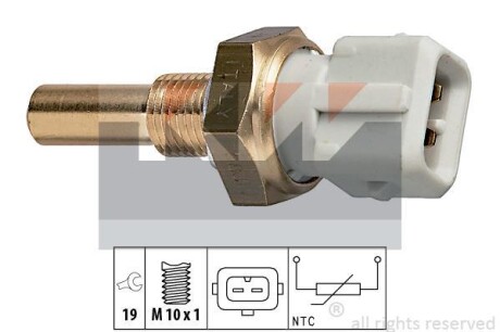 Датчик, температура охлаждающей жидкости KW 530171
