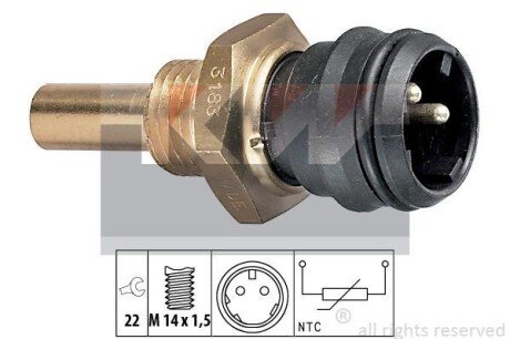 Датчик, температура охлаждающей жидкости KW 530 183