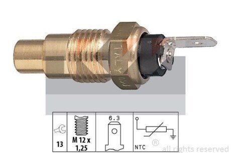 Температурный датчик охлаждающей жидкости KW 530 223