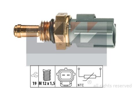 Датчик, температура охлаждающей жидкости KW 530234