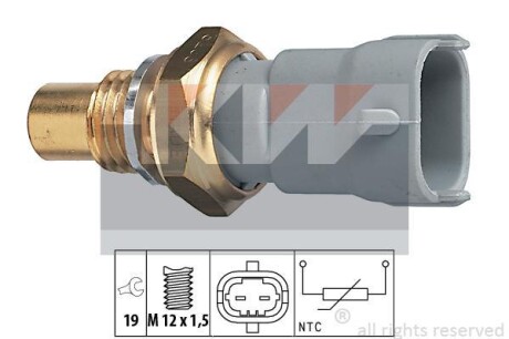 Датчик, температура охлаждающей жидкости KW 530268