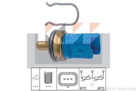 Датчик, температура охлаждающей жидкости KW 530 293