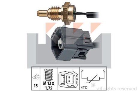 Датчик, температура охлаждающей жидкости KW 530295