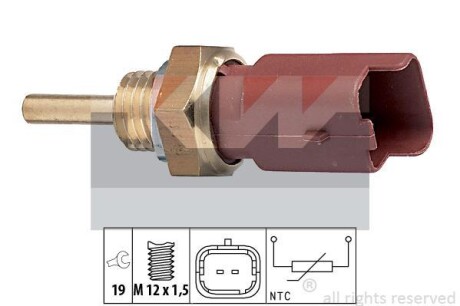 Датчик, температура охлаждающей жидкости KW 530326