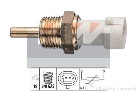 Датчик, температура охлаждающей жидкости KW 530335