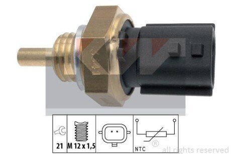 Датчик, температура охлаждающей жидкости KW 530 341