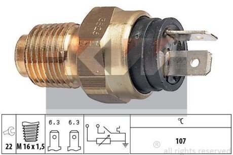 Температурный датчик охлаждающей жидкости KW 530 526