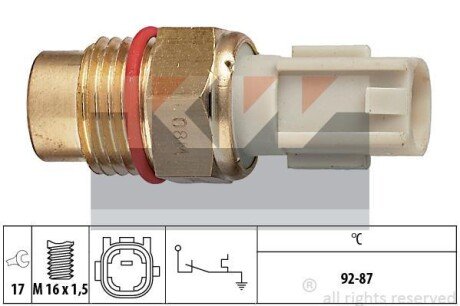 Термовыключатель, вентилятор радиатора KW 550 198