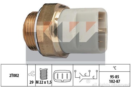 Термовыключатель, вентилятор радиатора KW 550605