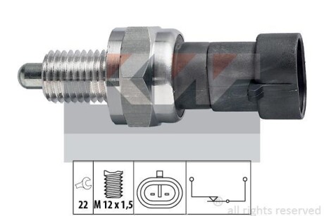 Выключатель, фара заднего хода KW 560109